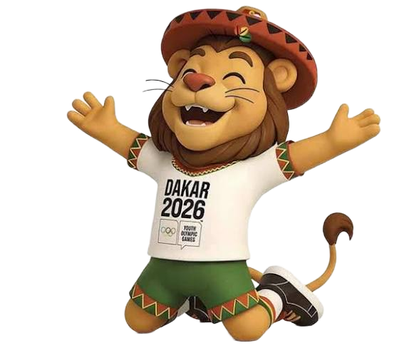 Mascotte JOJ Dakar 2026